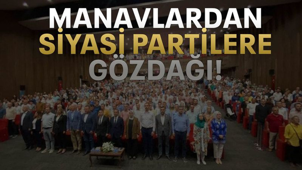 Manavlardan siyasi partilere gözdağı!
